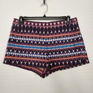 J Crew Multi Colored Shorts Size 12